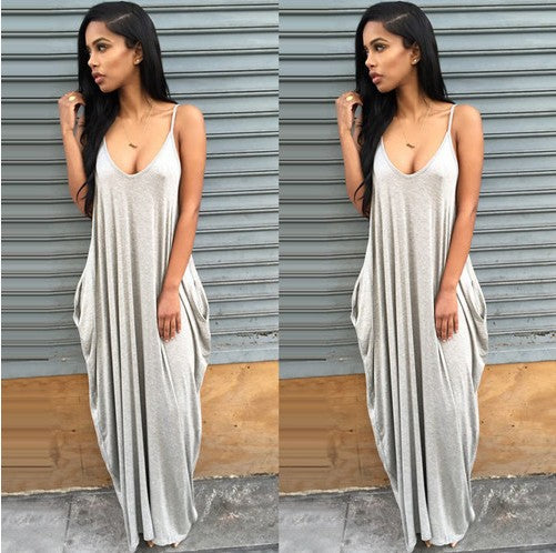 Anoria Long Pleated Dress