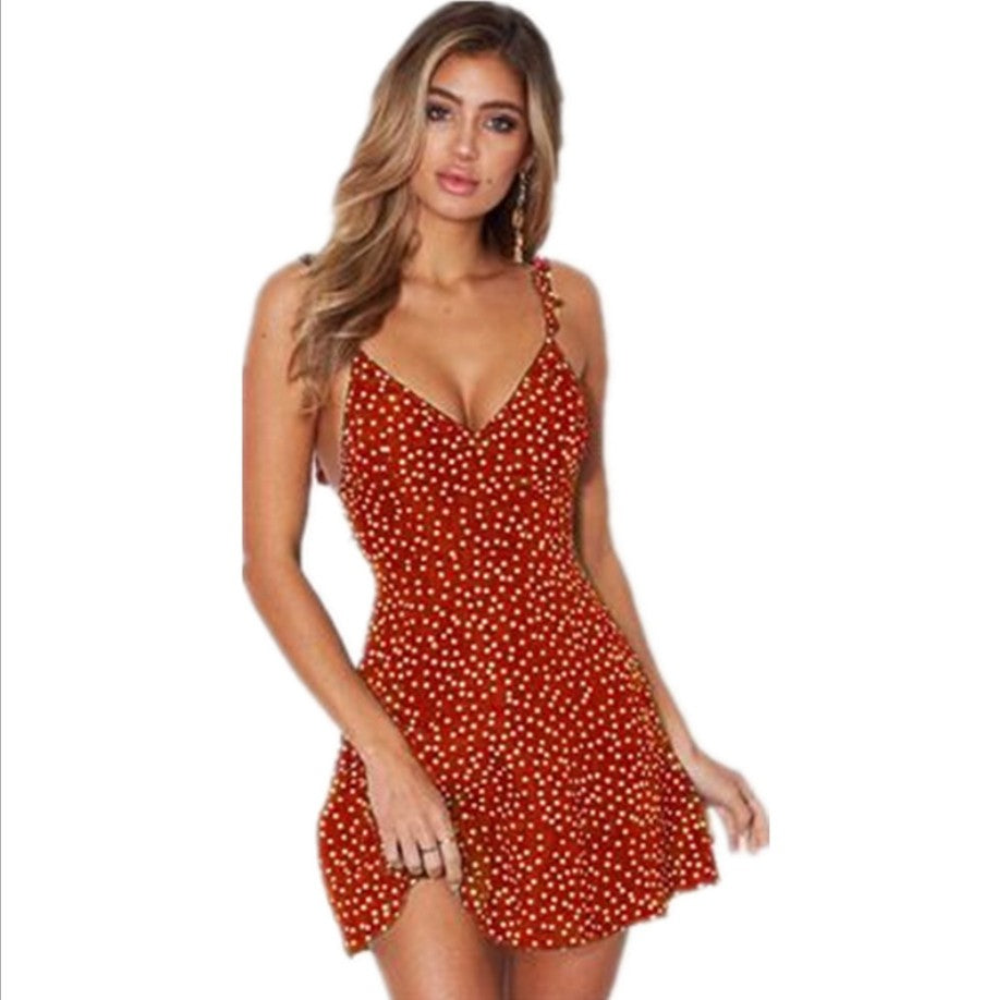 Liora Polka-Dot Sundress