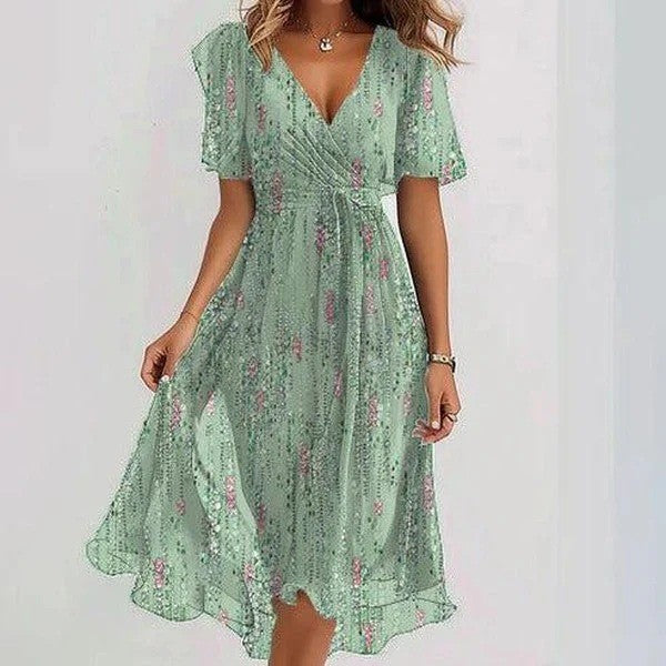 Seliora Chiffon Midi Dress