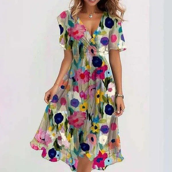 Seliora Chiffon Midi Dress