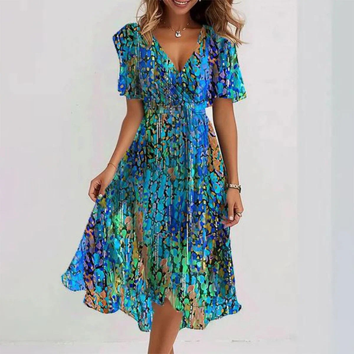 Seliora Chiffon Midi Dress