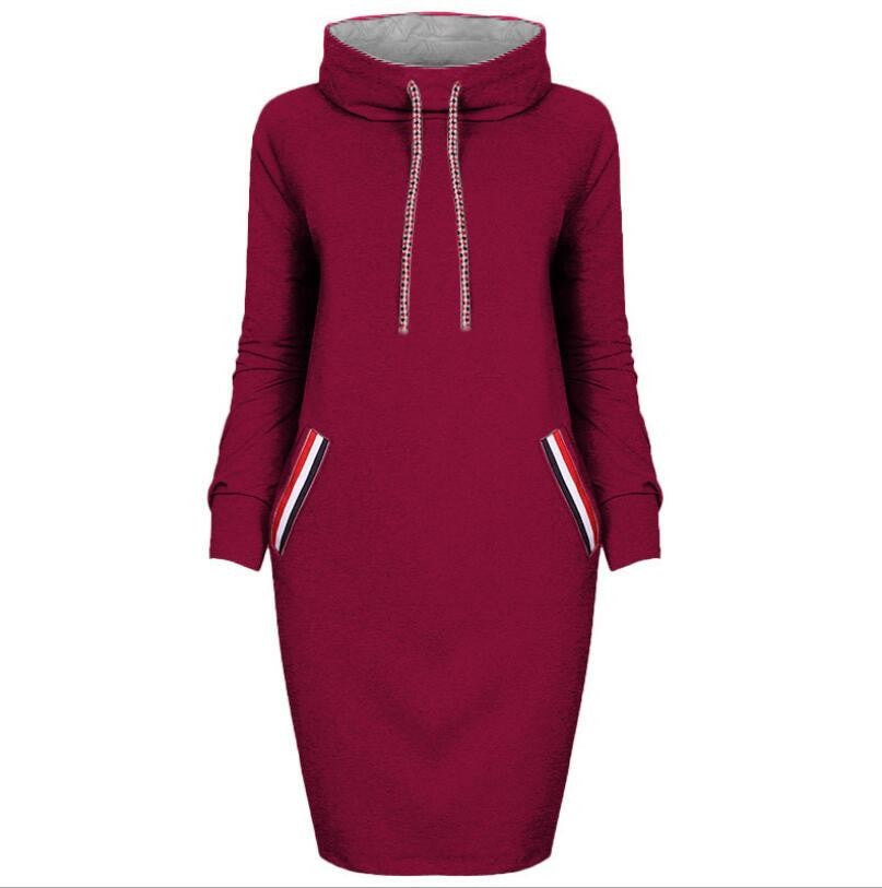 Velora Autumn Midi Dress
